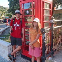 Gibraltar is part of Great Britain - typical British phone box